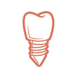 tooth implant icon